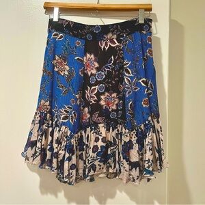 Zara Floral Mini Skirt